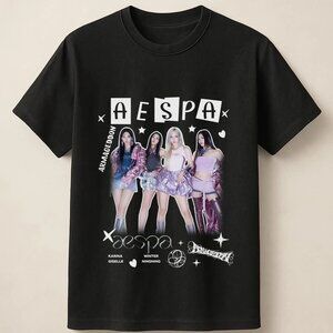 Aespa With Armageddon Theme Featuring Members In Purple Unisex T Shirt 81